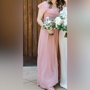 Azazie Bridesmaid Dress in Dusty Pink